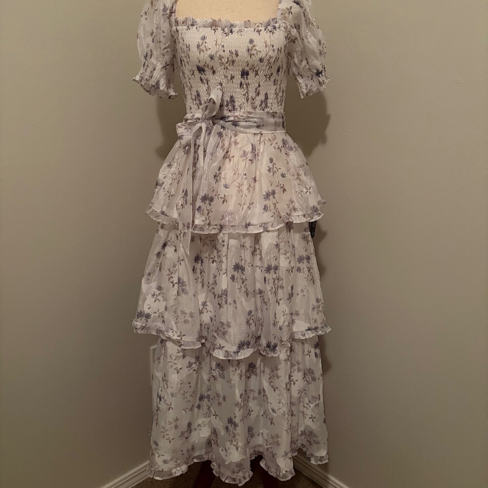 Lulu’s ruffled maxi dress